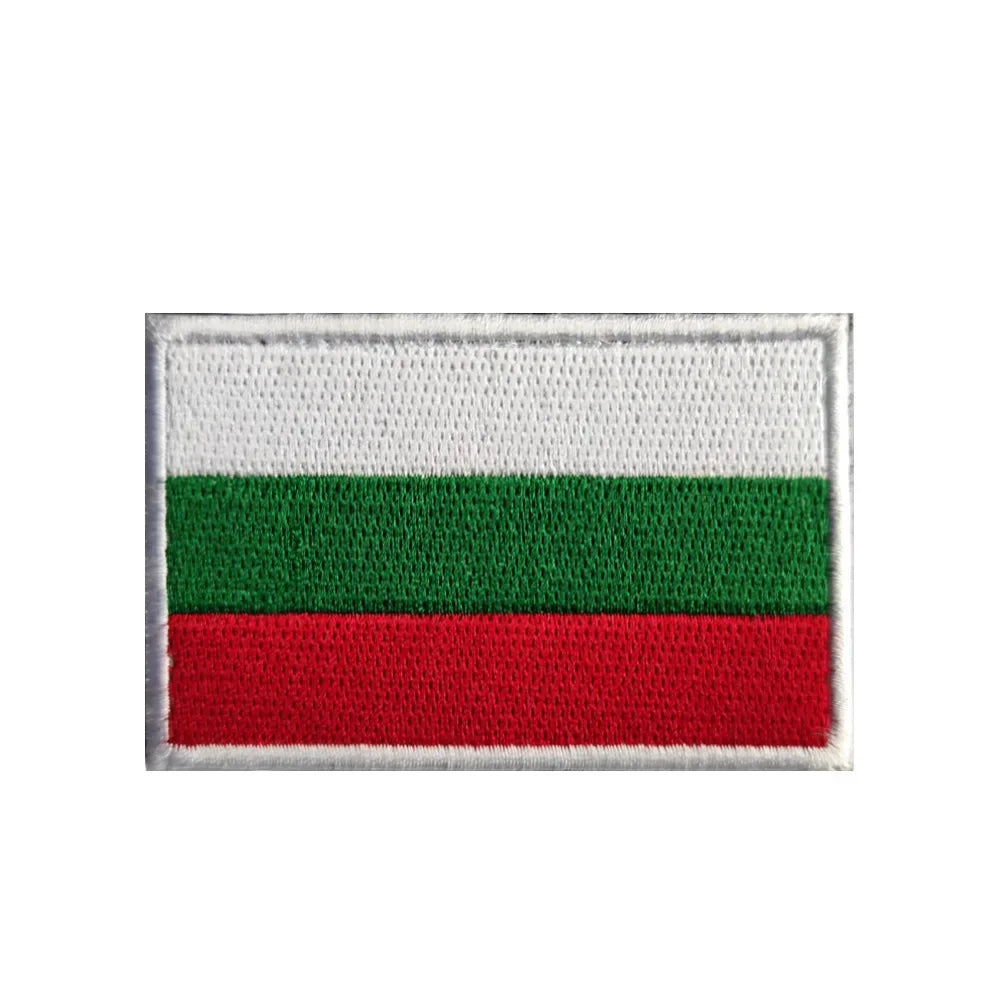 Patche Velcro drapeau de la Bulgarie
