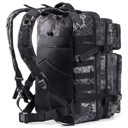 Sac à dos 45L - Camouflage Serpent Noir